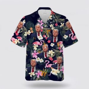 Let’s Go On Vacation With Trump Tropical Hawaiian Shirt