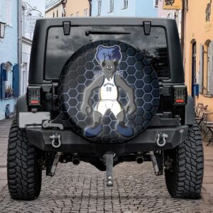 Memphis Grizzlies NBA Mascot Spare Tire Cover Gift For Campers