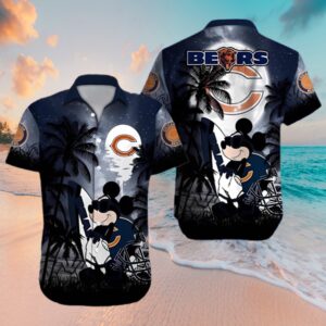 Mickey Disney NFL Chicago Bears Hawaiian Shirt