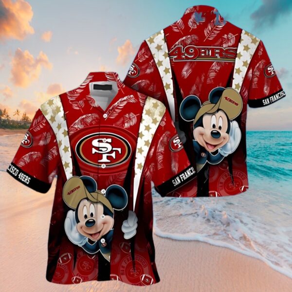 Mickey Mouse 49ers Hawaiian Shirt