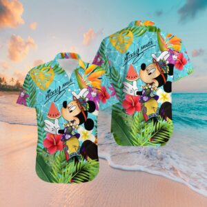 Mickey Mouse Cartoon Hawaiian Shirt