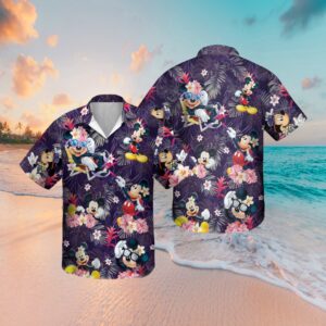 Mickey Mouse Disney Cartoon Hawaiian Shirt