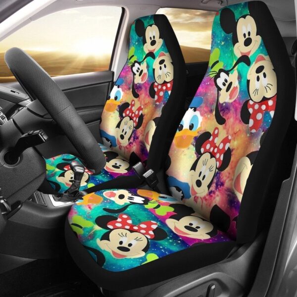 Mickey Mouse Funny Cartoon Car Seat Covers Print