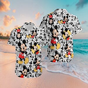 Mickey Mouse Pattern Hawaiian Shirt