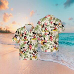 Mickey Mouse Pineapple Tropical Hawaiian Shirts