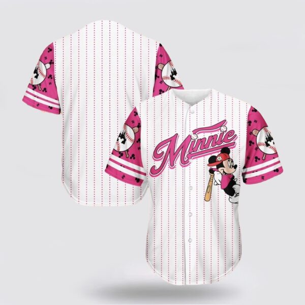 Minnie Cartoon Movie Baseball Jersey Shirt