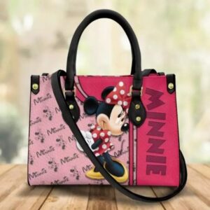 Minnie Mouse Cartoon Women Leather Handbag