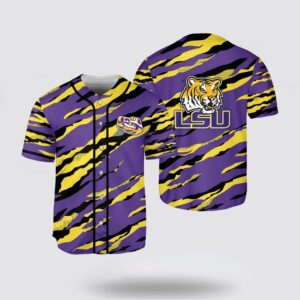 NCAA LSU Tigers Baseball Jersey…