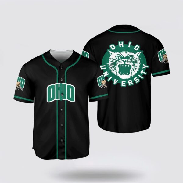 NCAA Ohio Bobcats Baseball Jersey Shirt Gift For Fans