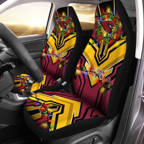 NFL Arizona Cardinals Christmas Car Seat Covers