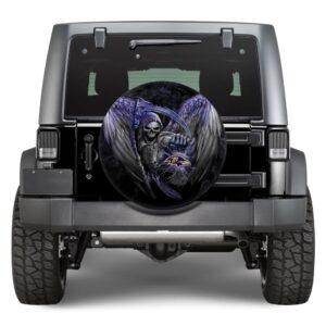 NFL Baltimore Ravens Death Spare Tire Cover Gift For Campers