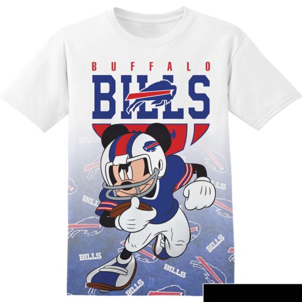 NFL Buffalo Bills Mickey All Over Print T-Shirt