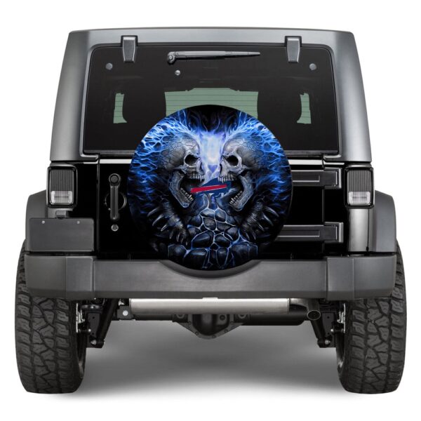 NFL Buffalo Bills Skull Spare Tire Cover Gift For Campers