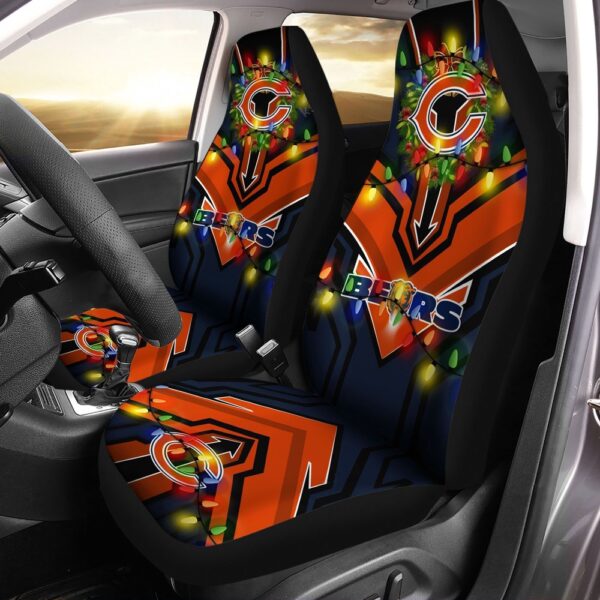 NFL Chicago Bears Christmas Car Seat Covers