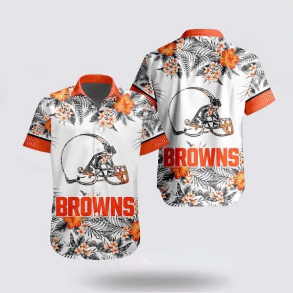 NFL Cleveland Browns Special Floral Tropical Hawaiian Shirt