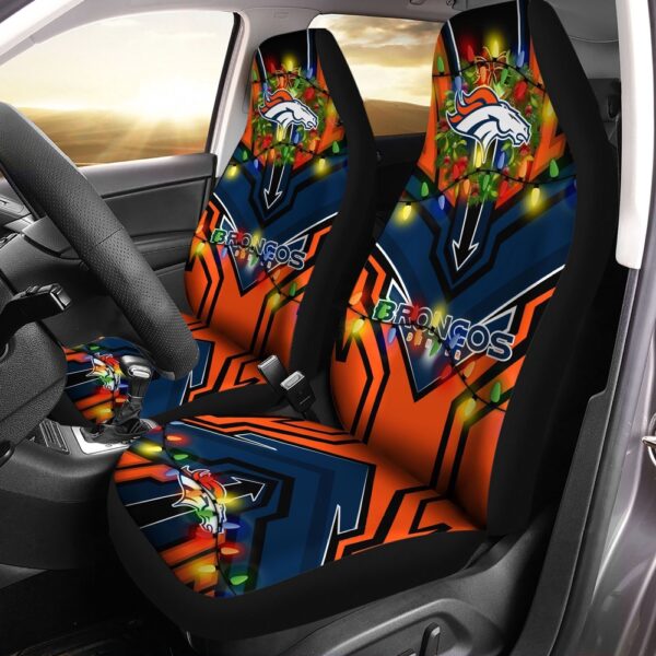 NFL Denver Broncos Christmas Car Seat Covers