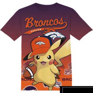 NFL Denver Broncos Pokemon Pikachu…