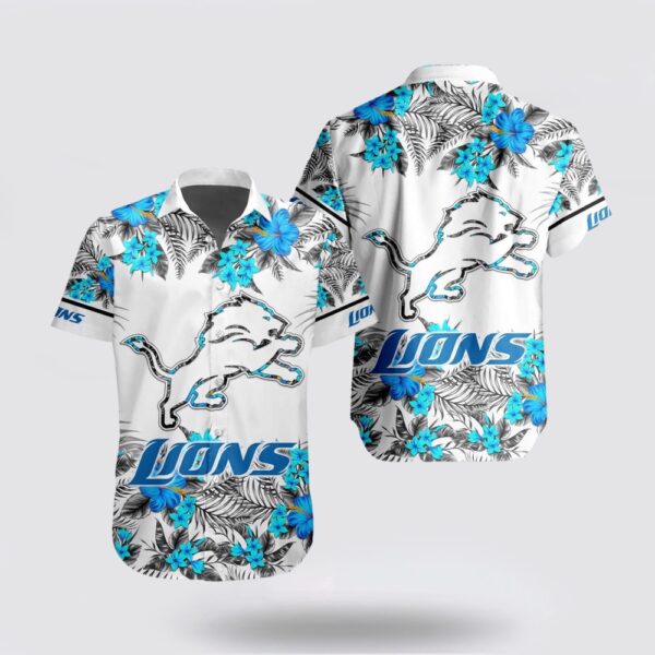 NFL Detroit Lions Special Floral Tropical Hawaiian Shirt