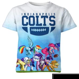 NFL Indianapolis Colts Running My Little Pony All Over Print T-Shirt