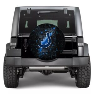 NFL Indianapolis Colts Skull Dark Spare Tire Cover Gift For Campers