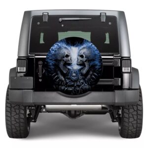 NFL Indianapolis Colts Skull Spare Tire Cover Gift For Campers