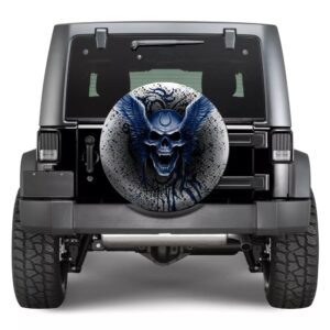 NFL Indianapolis Colts Skull Wings Spare Tire Cover Gift For Campers