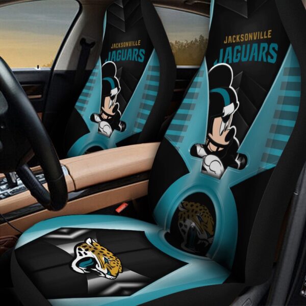 NFL Jacksonville Jaguars Mickey Mouse Car Seat Covers