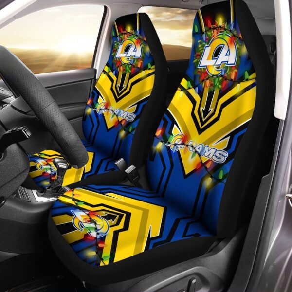 NFL Los Angeles Rams Christmas Car Seat Covers