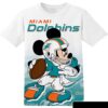 NFL Miami Dolphins Mickey All Over Print T-Shirt
