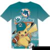 NFL Miami Dolphins Pokemon Pikachu All Over Print T-Shirt