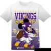 NFL Minnesota Vikings Mickey All Over Print T-Shirt