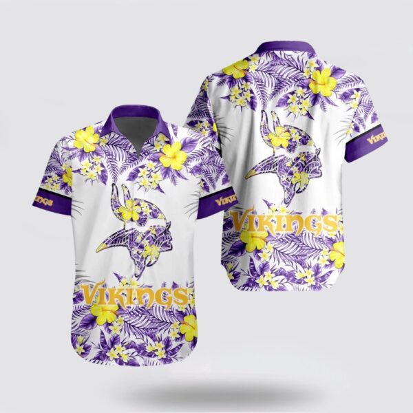 NFL Minnesota Vikings Special Floral Tropical Hawaiian Shirt