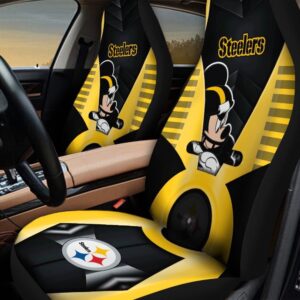 NFL Pittsburgh Steelers Mickey Mouse Car Seat Covers