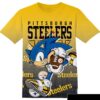 NFL Pittsburgh Steelers Sonic the Hedgehog All Over Print T-Shirt