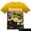 NFL Pittsburgh Steelers Star Wars Grogu Baby Yoda All Over Print T-Shirt