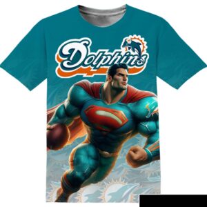 NFL Superman And Football Miami…