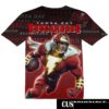 NFL Tampa Bay Buccaneers DC Comics Shazam All Over Print T-Shirt