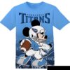NFL Tennessee Titans Mickey All Over Print T-Shirt