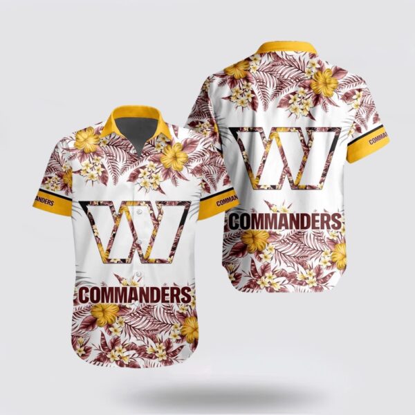 NFL Washington Commanders Special Floral Tropical Hawaiian Shirt