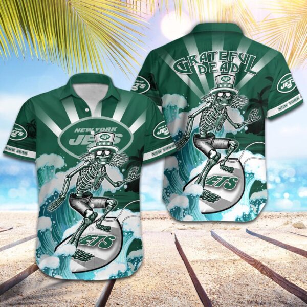 New York Jets NFL Team Hawaiian Shirt