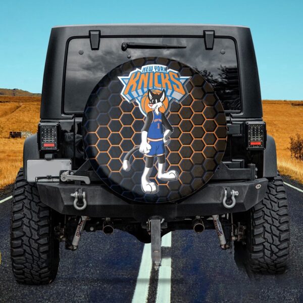 New York Knicks NBA Mascot Spare Tire Cover Gift For Campers