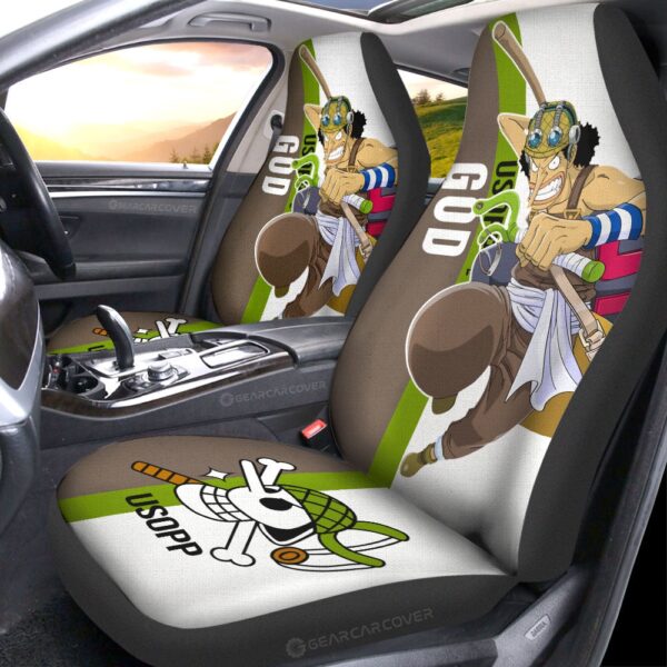 One Piece Usopp Car Seat Covers