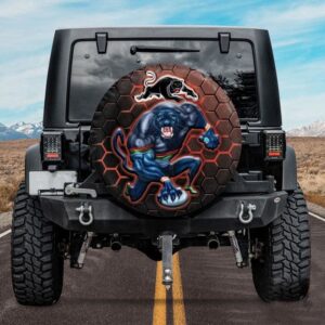 Penrith Panthers Nrl Mascot Spare Tire Cover Gift For Campers