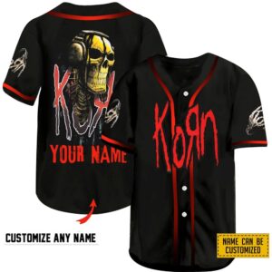 Personalizedize Name Korn Band Baseball Jersey Shirt