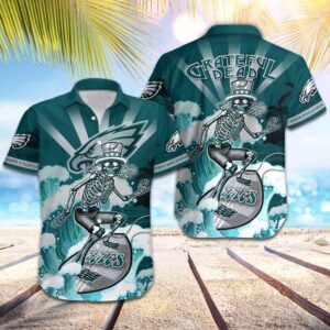 Philadelphia Eagles NFL Team Hawaiian…