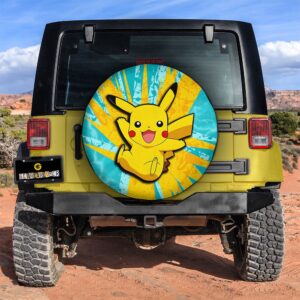 Pikachu Spare Tire Cover Girft For Campers