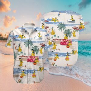 Pluto Dog Disney Hawaiian Shirts