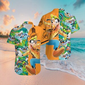 Pluto Dog Hawaii Beach Shirt