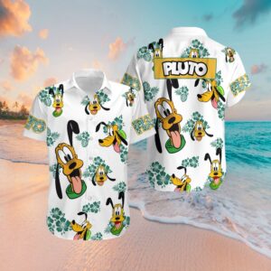 Pluto Dog Tropical Hawaiian Shirt