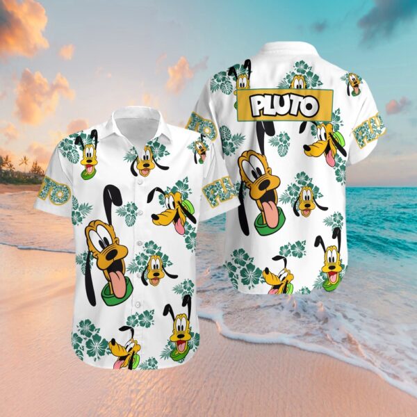 Pluto Dog Tropical Hawaiian Shirt